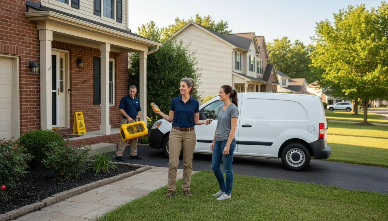 Residential water damage restoration in Port O Connor, TX